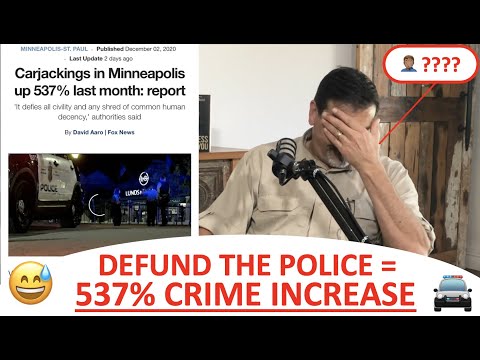 🔴 DEFUND THE POLICE = 537% CRIME INCREASE 🤦🏽‍♂️ MINNEAPOLIS POLICE DEPARTMENT DEFUNDED AGAIN! 🚔