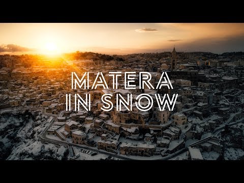 Matera in Snow