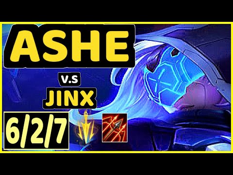 ZENIT (ASHE) vs JINX - 6/2/7 KDA BOTTOM ADC CHALLENGER GAMEPLAY - KR