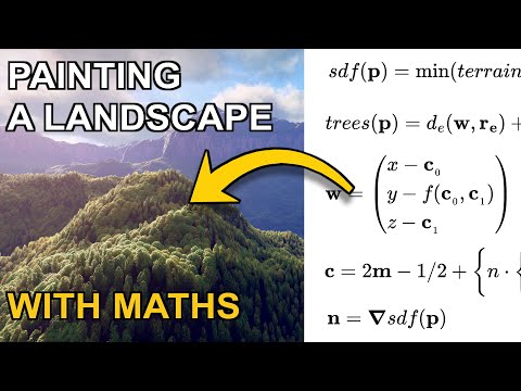 Painting a Landscape with Maths