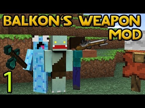 Huge limbs!  - Let's Battle S3 #1 Minecraft Balcony's Weapon Mod |  unplayed