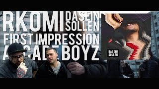 RKOMI - DASEIN SOLLEN | FIRST IMPRESSION / REACTION  (FADA &amp; BARLOW )