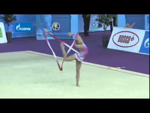 Emilie Holte ribbon - World Cup Saint Petersburg 2013