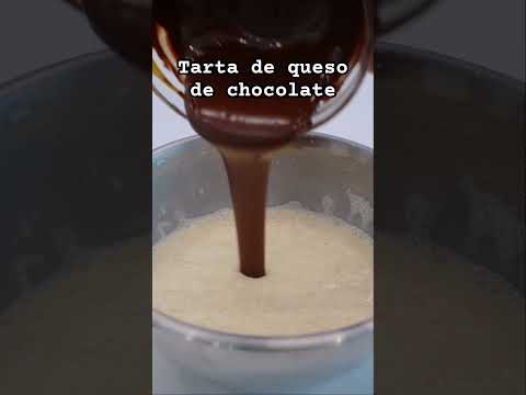 Tarta de queso de la viña de chocolate ￼#tartadequeso #chocolate