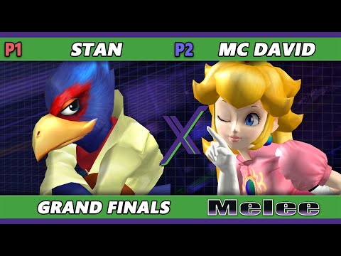 S@X 544 GRAND FINALS - MC David (Peach) Vs. Stan [L] (Falco) Smash Melee - SSBM