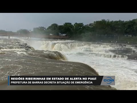 Volume de águas aumenta e Prefeitura de Barras decreta situação de emergência 21 03 2023
