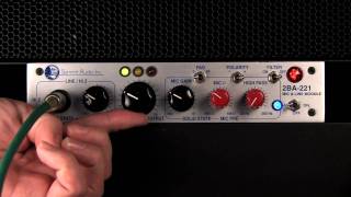 Video thumbnail for Summit Audio 2BA-221 Mic and Line Preamplifier by SummitAudioGear