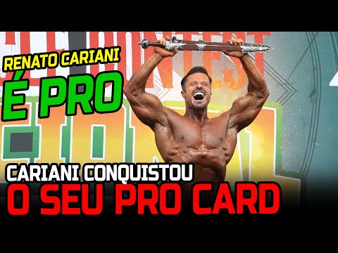 CAMPEÃO - RENATO CARIANI VIROU PRO NO MUSCLECONTEST NACIONAL