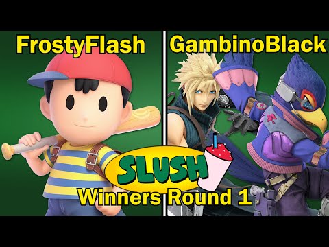 SLUSH 25 - FrostyFlash (Ness) vs GambinoBlack (Cloud, Falco) Winners Round 1 SSBU