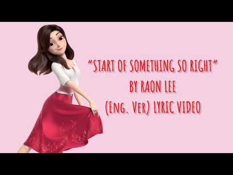Start of Something Right-Jordyn Kane (Eng. ver.) Lyric Video | With Vocals | RedShoes&theSevenDwarfs