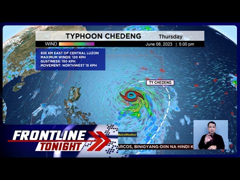 Bagyong Chedeng, lumakas na sa typhoon category | Frontline Tonight