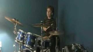 9 year old drummer jamming...