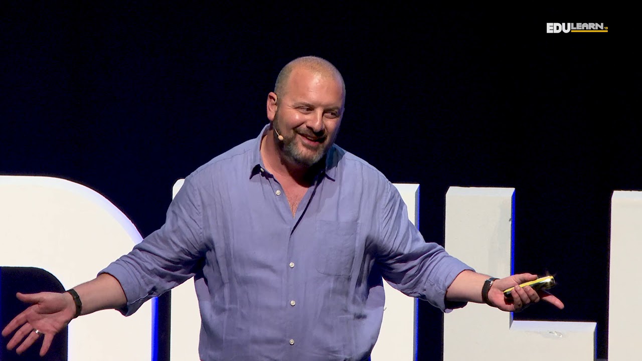 Image: Richard Gerver – EDULEARN19 Keynote Speech