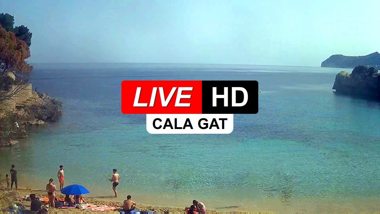 Live webcam view of Cala Gat