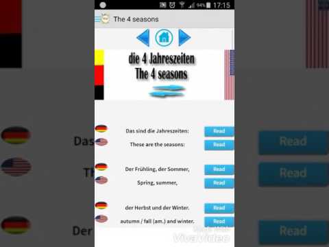 Learn German with sound Video