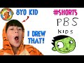 8yo Autistic Savant Draws PBS Kids Logo Shorts