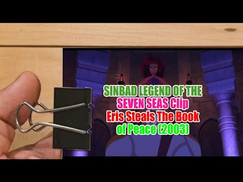 SINBAD： LEGEND OF THE SEVEN SEAS Clip   ”Eris Steals The Book of Peace” 2003 Part 1