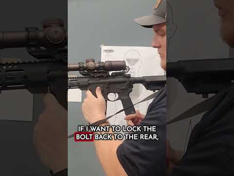 How to work the AR-15 bolt catch