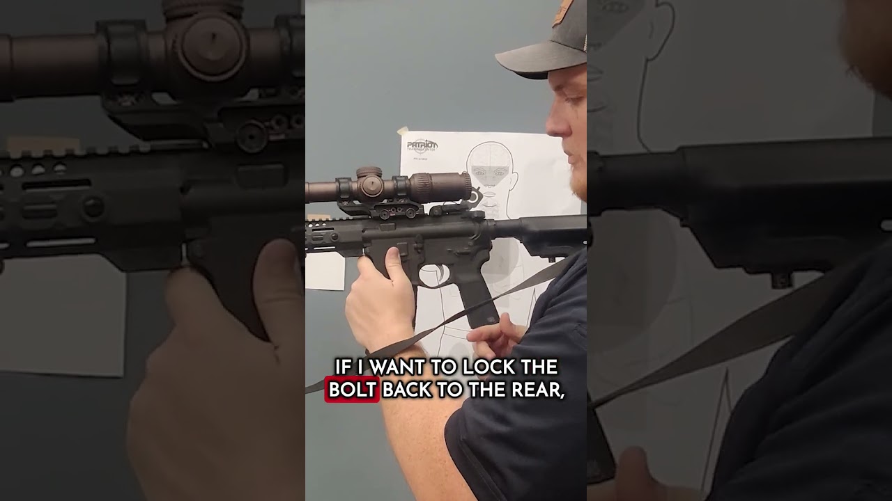 How to work the AR-15 bolt catch