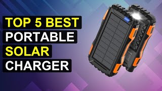 Top 5 Best Portable Solar Charger | Top Rated Portable Solar Charger