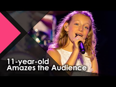 11-year-old Emma-Sophie Amazes the Audience with her INCREDIBLE Voice - Wendy Kokkelkoren