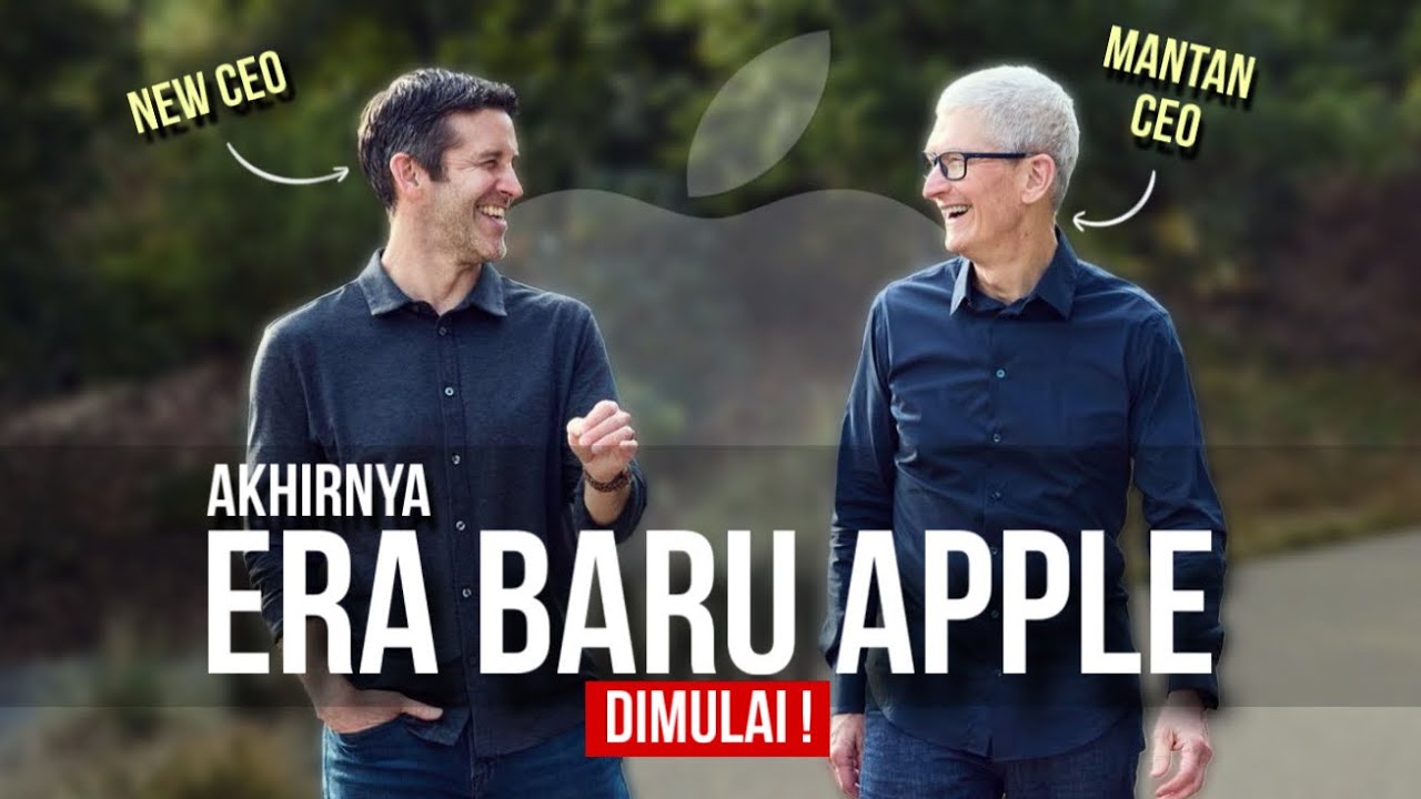 BREAKING NEWS! John Ternus Jadi CEO Baru Apple!🔥 Tim Cook Resmi Mengundurkan Diri