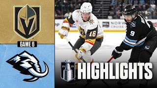 Golden Knights vs. Mammoth | NHL Playoff Highlights | Game 6 | May 01, 2026