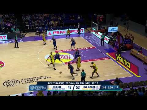 BCL, 7. Spieltag: De Zeeuws Highlights gegen Holon
