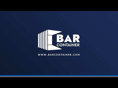 4m x 2m Portable Bar Container – Flat Pack - Image 2
