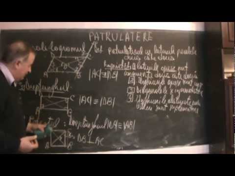 2. Lectia 94 - Proprietatile patrulaterelor si probleme - Geometrie plana - Matematica - 2/3