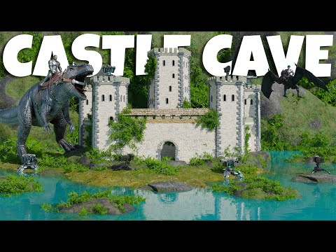 We Claimed Arks Biggest Castle Cave In Ark PvP... Day 1 Mesa Duos!