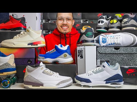 My ENTIRE Air Jordan 3 Sneaker Collection (50+ Pairs)