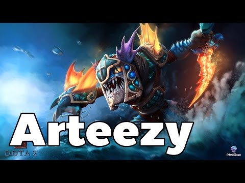 Secret Arteezy Pro Slark Carry Ranked MMR Game [ Arteezy Gameplay ]