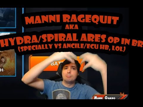 Manni ragequit - Hydra/Spiral ARES OP in BR