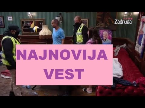 NEVIĐENI SUKOB Mišela i Miljane - OBEZBEĐENjE ODVELO Mišela na KAPIJU #zadruga #zadrugainfo