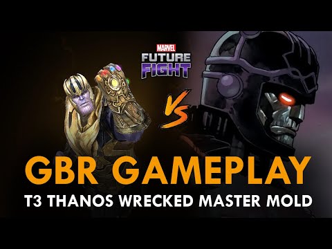 GBR Run with T3 Thanos (F2P Build)| Marvel Future Fight