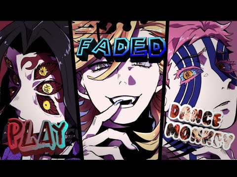 Nightcore- Dance Monkey x faded x play(switching vocals)