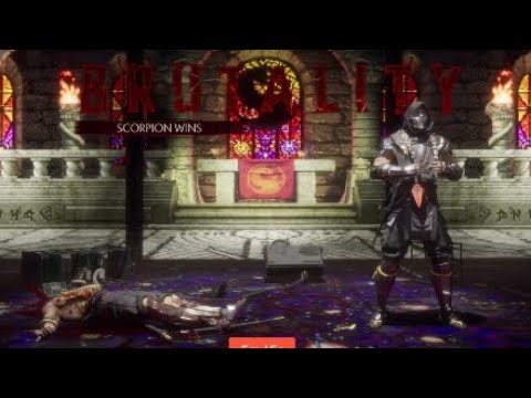 Teabagger gets destroyed by scorpion in mk11
