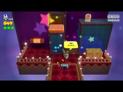 Super Mario 3D World (Switch) 11-1 Itemless Speedrun - Time: 26 (@LuigiMaster06 DESTRUCTION)