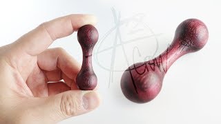 Aroundsquare Wooden Knucklebone | Purple Heart Wood Knuckle Roller