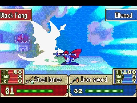 Fire Emblem 7 - Blazing Sword [Hector Hard Mode] Chapter 24 - Four-Fanged Offense (Linus)