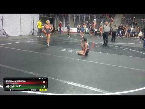 85 Lbs Round 2 - Leena Sharp, Team Utah Vs Sophia Anderson, Team Wisconsin C272