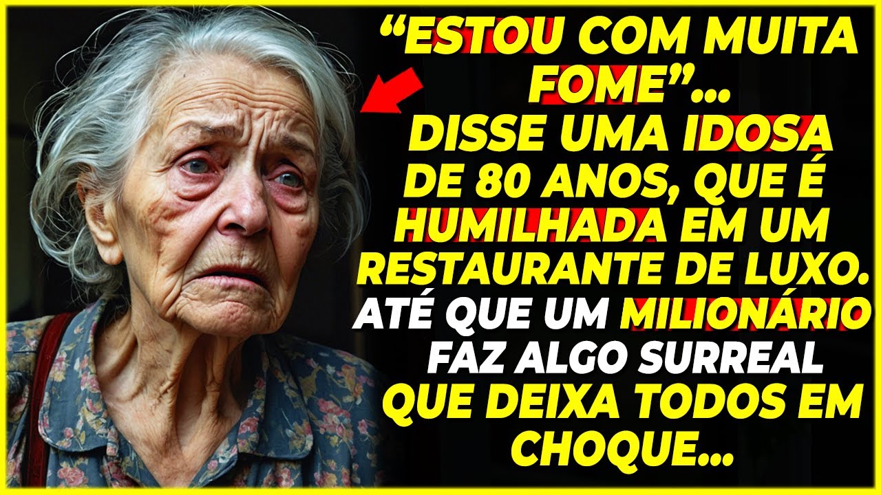 🔴IDOSA DE 80 ANOS É HUMILHADA AO PEDIR COMIDA EM UM RESTAURANTE, MAS UM MILIONÁRIO FEZ ISSO...