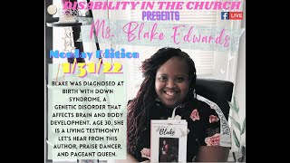 Disability in the Church interviews Ms Blake Edwards video