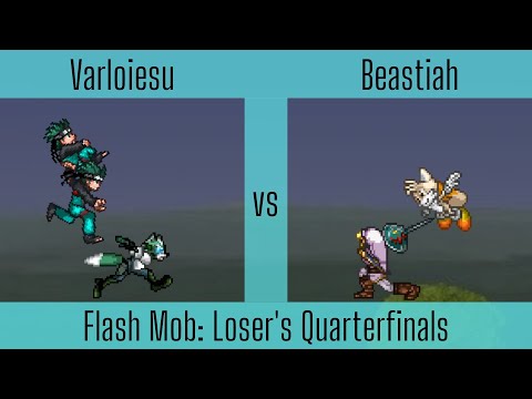 Varloiesu (Fox, Naruto) vs. Beastiah (Link, Tails) - SSF2 Loser's Quarterfinals - Flash Mob