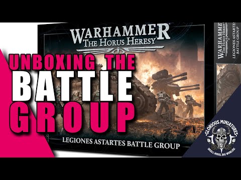 Uncovering the CONTENTS: Horus Heresy Legiones Astartes Battle Group!