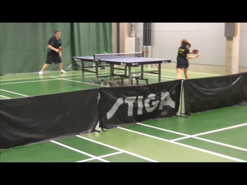 Linda Pihelgas and a good rally against the best player of GraPi 2 (30.10.2015)