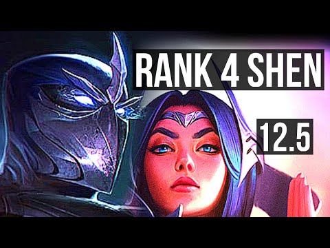 SHEN vs IRELIA (MID) (DEFEAT) | Rank 4 Shen, 900+ games, 3/1/5, 1.2M mastery | NA Challenger | 12.5