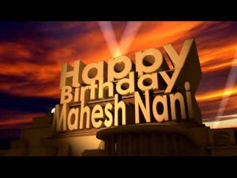 Happy Birthday Mahesh Nani