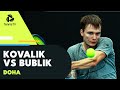 Jozef Kovalík v Alexander Bublik | 2022 Doha Live Stream